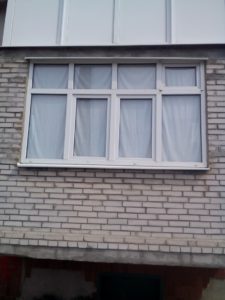 расширение балконов