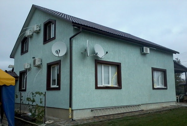 Наружно утепленный дом