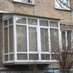 Французский балкон на 1 этаже