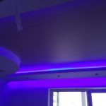 натяжной потолок с подсветкой