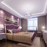 натяжной потолок в спальню